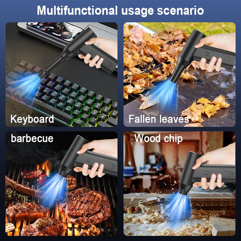 Wireless Handheld Dust Blower – For Computers, Keyboards, Cars & Sofas