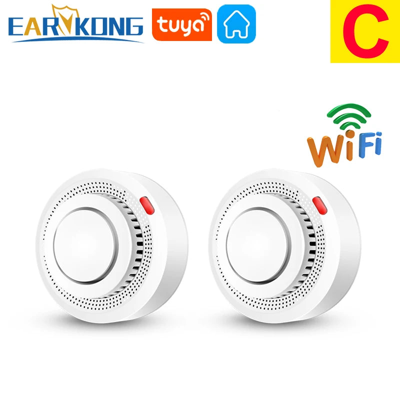WiFi Smoke Sensor Alarm Fire Protection