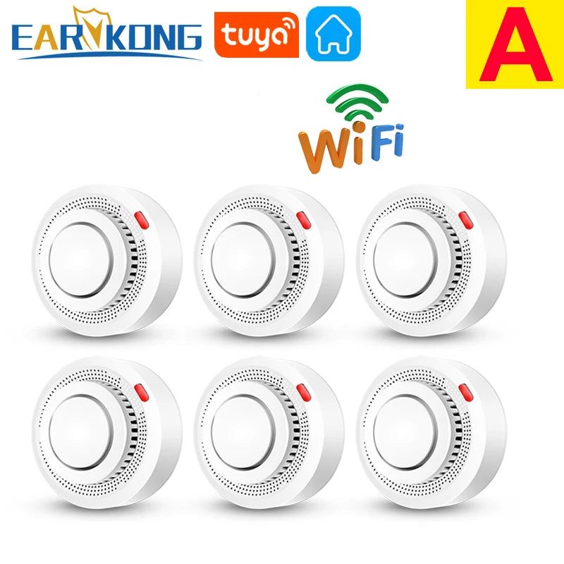 WiFi Smoke Sensor Alarm Fire Protection