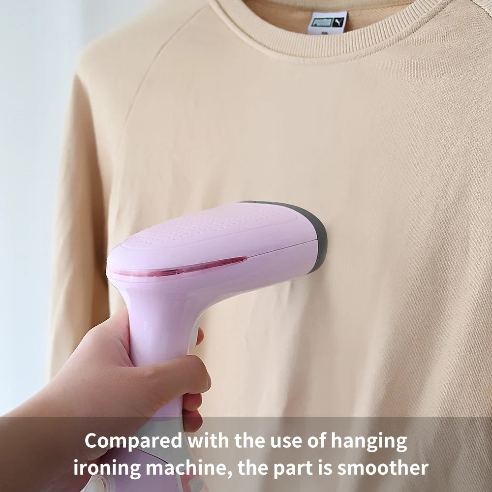 saengQ 1500W Handheld Garment Steamer – 280ml Portable Vertical Steam Iron"