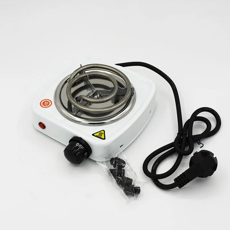 500W Electric Stove Shisha Coal Burner Hot Plate 220V Travel Portable Cooking Appliances Coffee Heater Chicha EU Plug