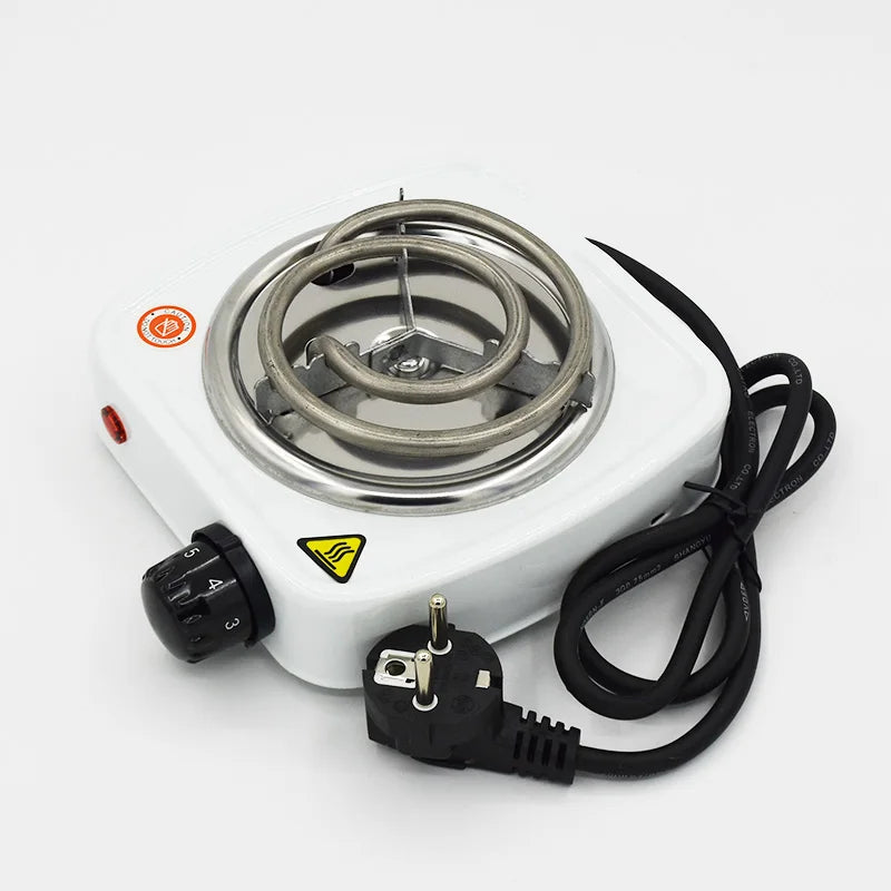 500W Electric Stove Shisha Coal Burner Hot Plate 220V Travel Portable Cooking Appliances Coffee Heater Chicha EU Plug