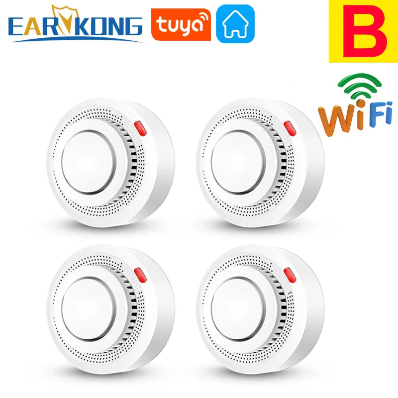 WiFi Smoke Sensor Alarm Fire Protection