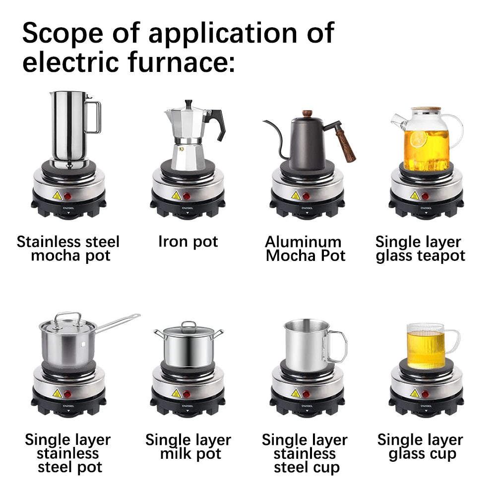 Mini Electric Heater Stove Hot Cooker Plate