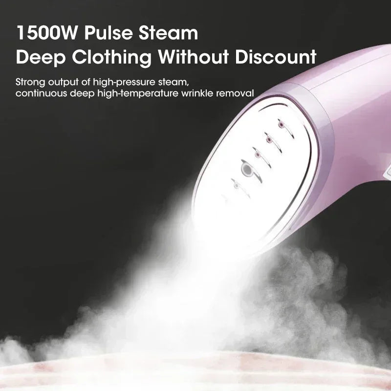1500W Handheld Garment Steamer – Portable Clothes & Fabric Steam Iron