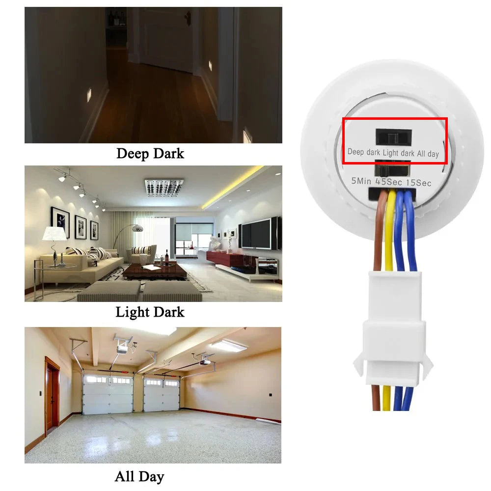 Motion Sensor Light Switch 220V 110V Pir Presence