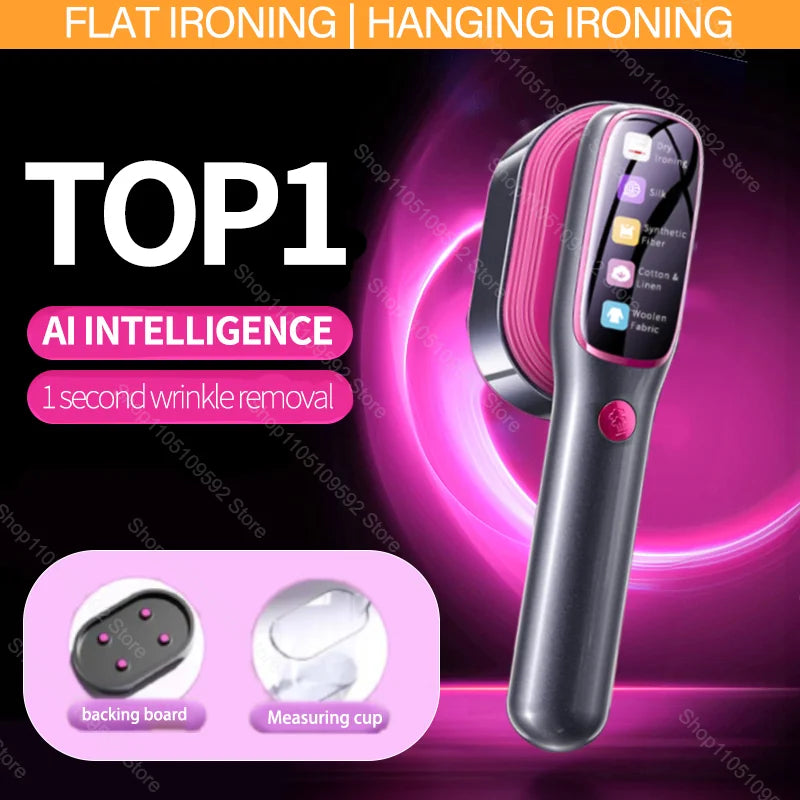 "Professional Handheld Clothes Steamer – Fast Heating, Portable for Home & Travel"
