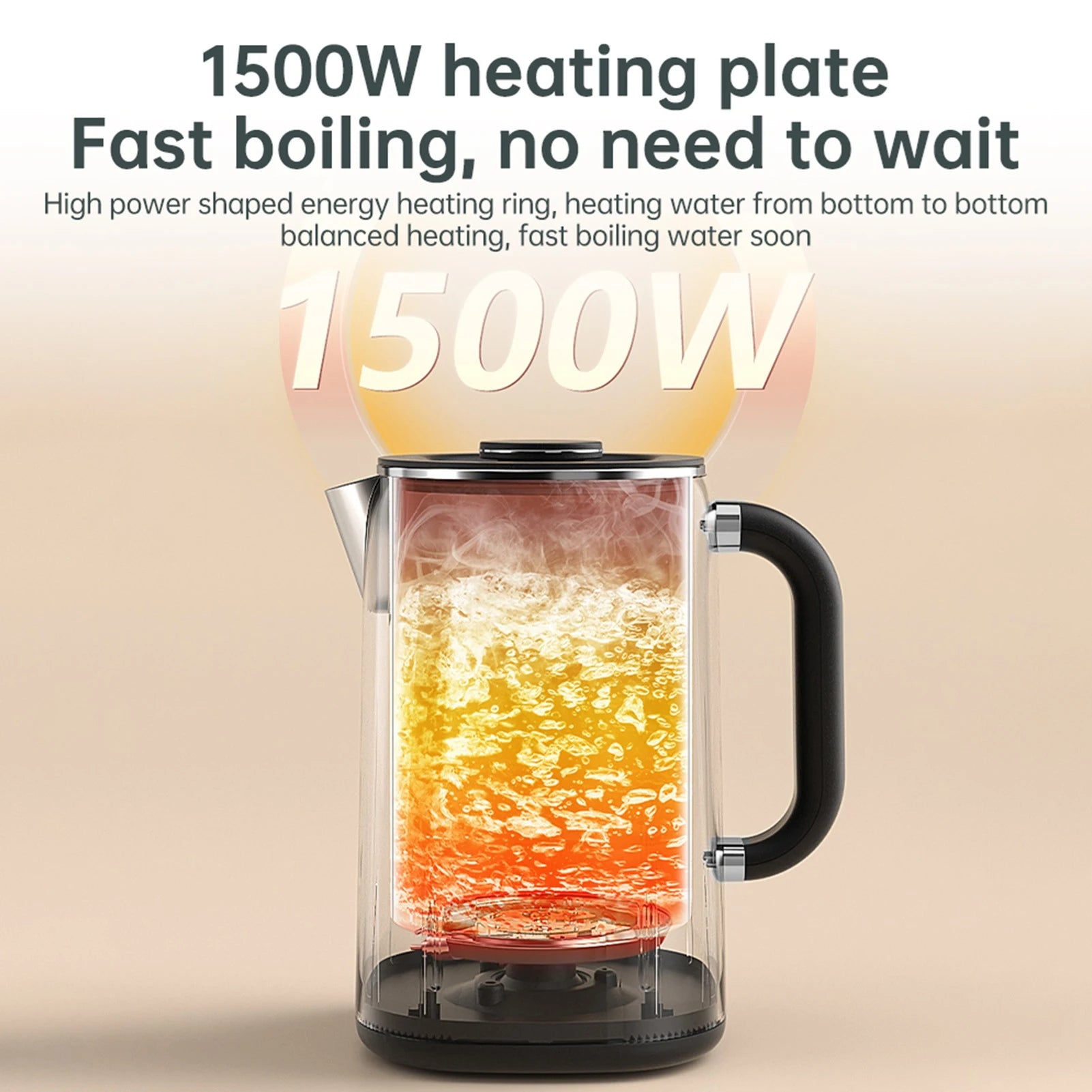 Electric Kettle 1.7L Large Capacity