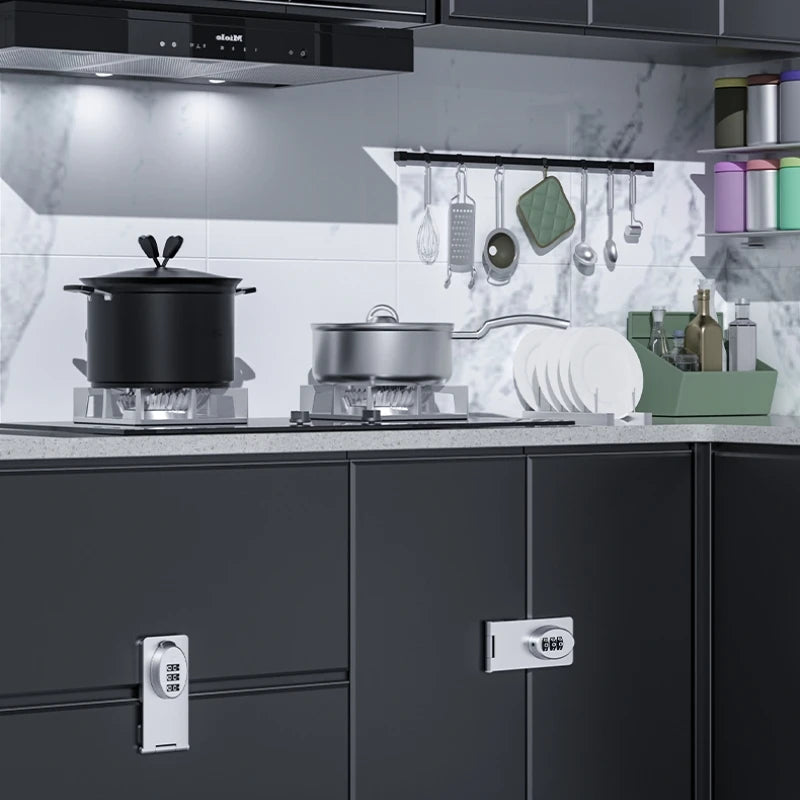 Mechanical Slide Latch Door Lock