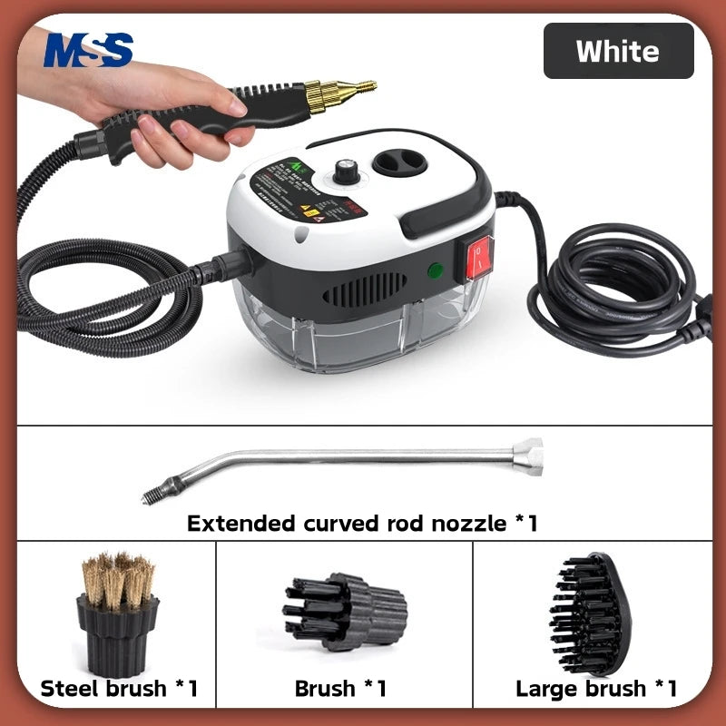 "2500W Steam Cleaner for AC, Kitchen, & Hood – 6 Speeds, 110V US / 220V EU