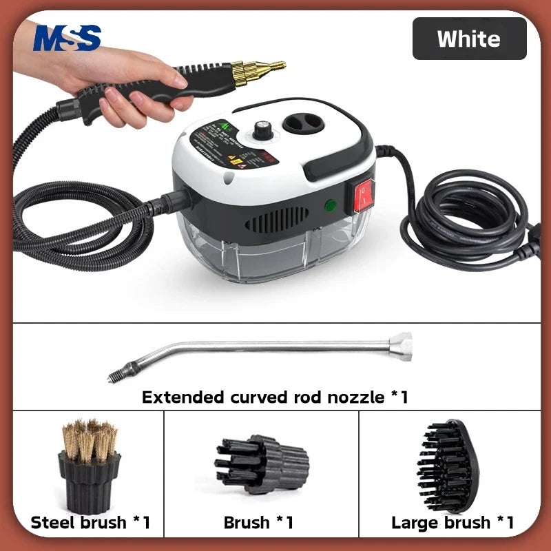 "2500W Steam Cleaner for AC, Kitchen, & Hood – 6 Speeds, 110V US / 220V EU