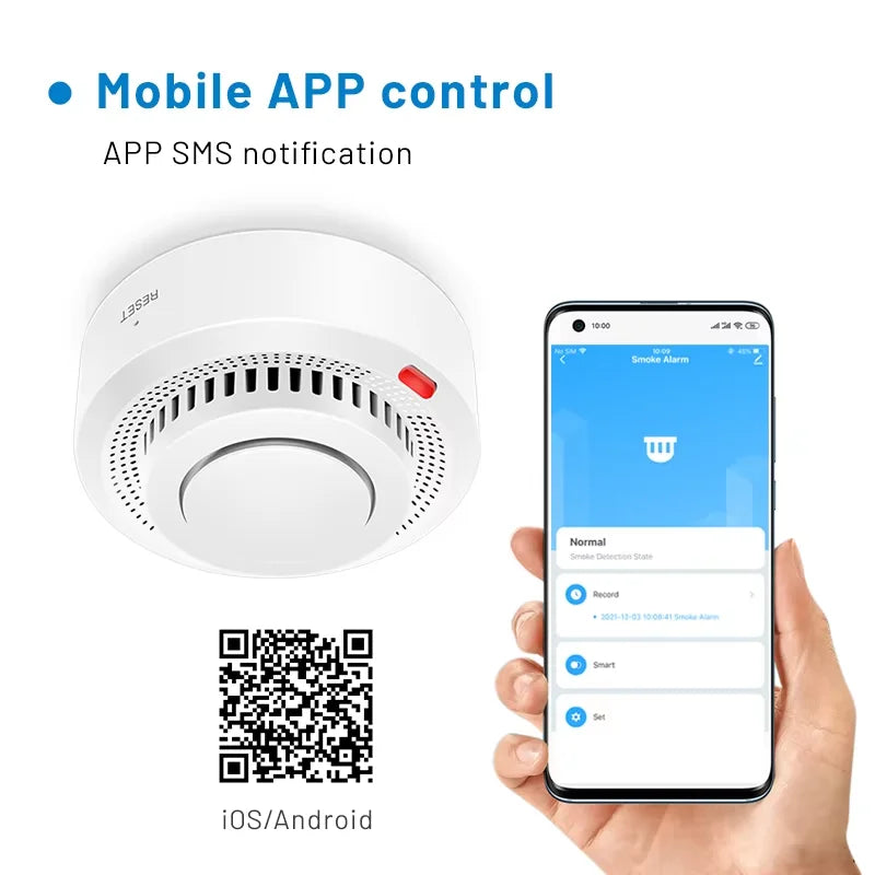 Smoke Detector 85dB Sound Security System