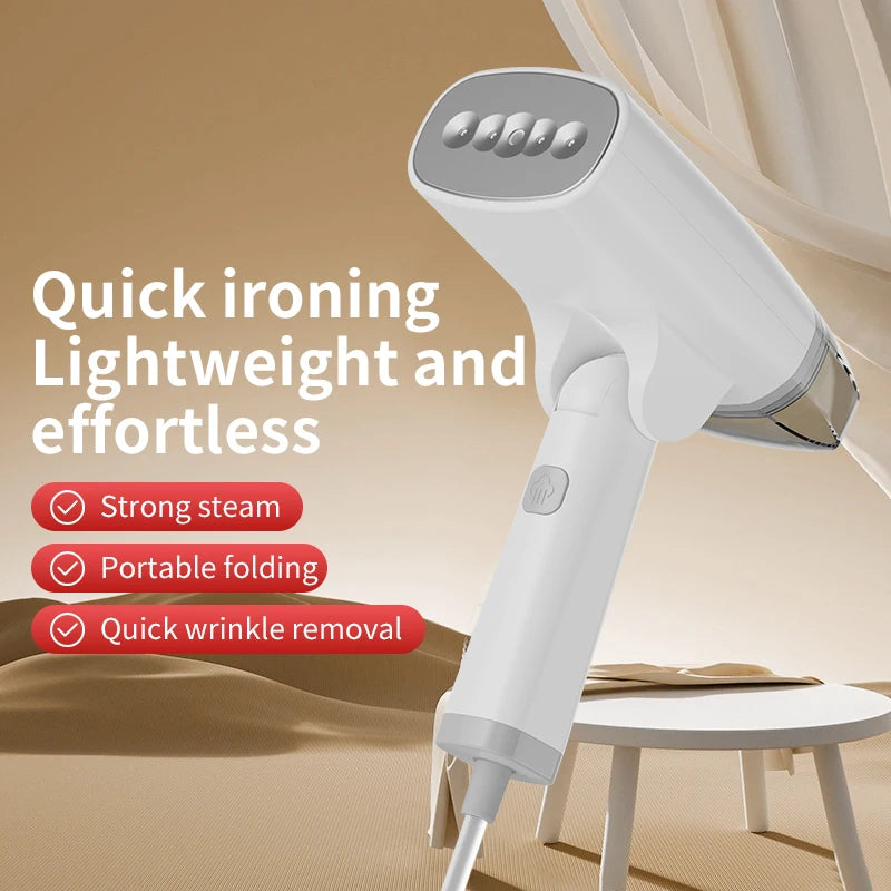 1300W Handheld Garment Steamer – Fast Wrinkle Remover for All Fabrics
