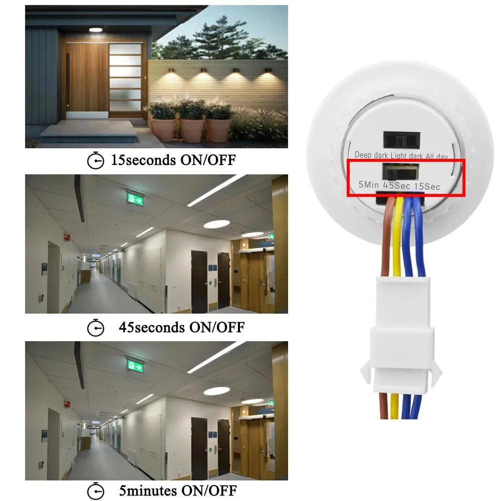 Motion Sensor Light Switch 220V 110V Pir Presence