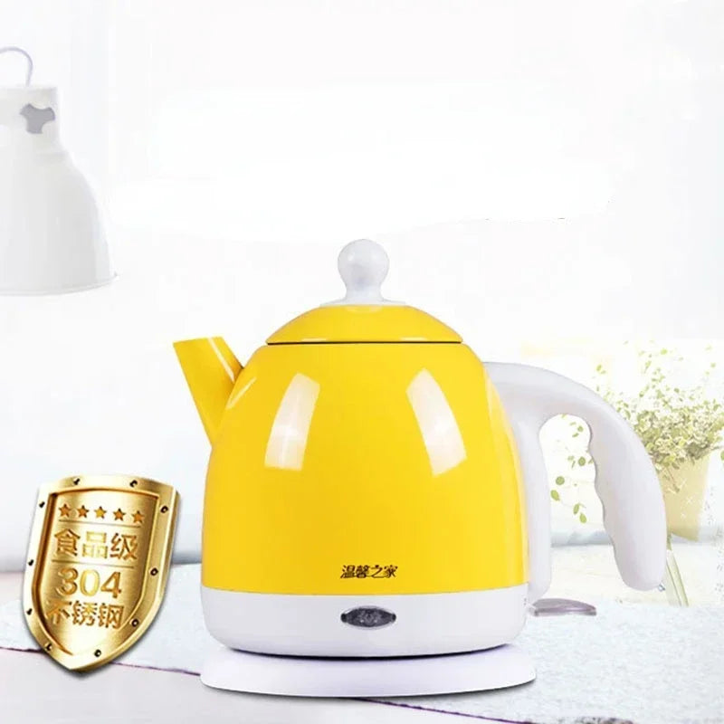 2022 new Household portable small capacity electric kettle household small automatic low power 1 liter kettle artifact EU US
