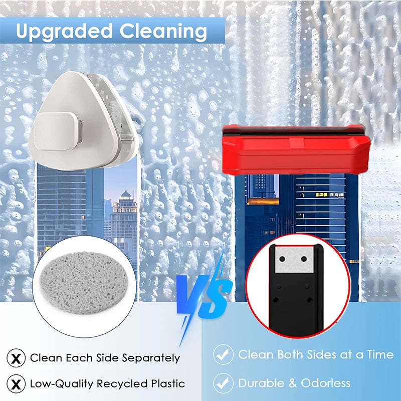 Magnetic Glazing Single Layer Magnet Window Cleaner Tool Brush Windows for Insulating Glass Durable Plastic Construction