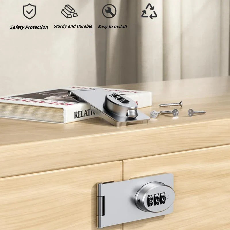 Mechanical Slide Latch Door Lock