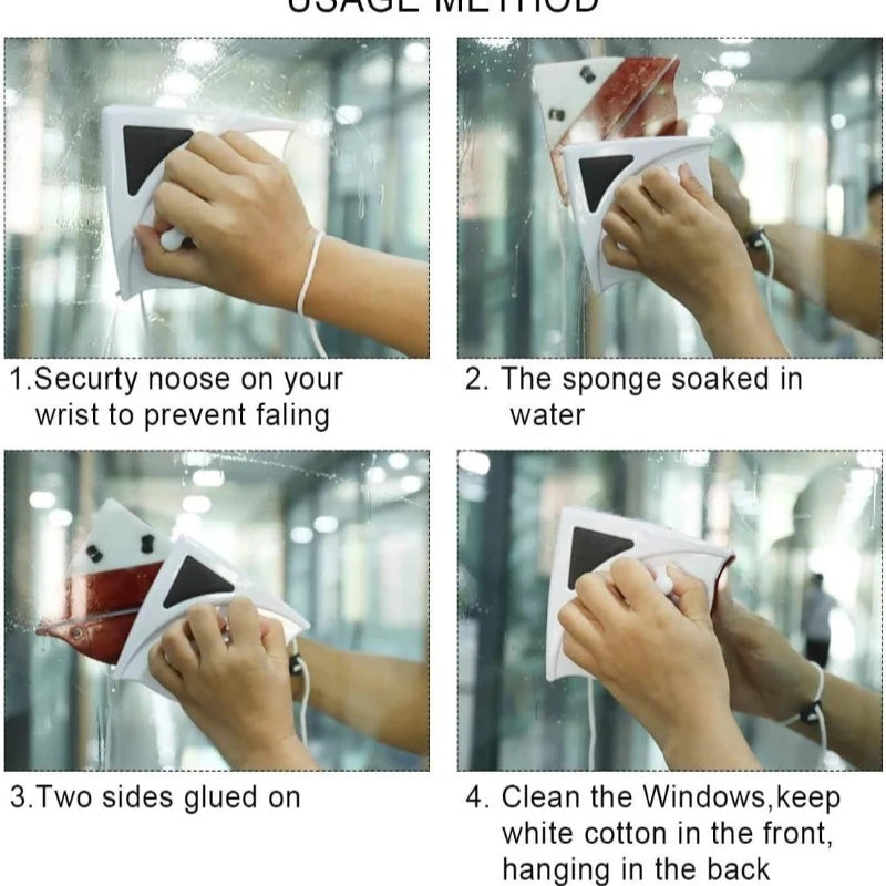 Magnetic Window Cleaner Brush for Washing Windows Wash Home Magnet Household Wiper Cleaner Cleaning Tool Glass Window