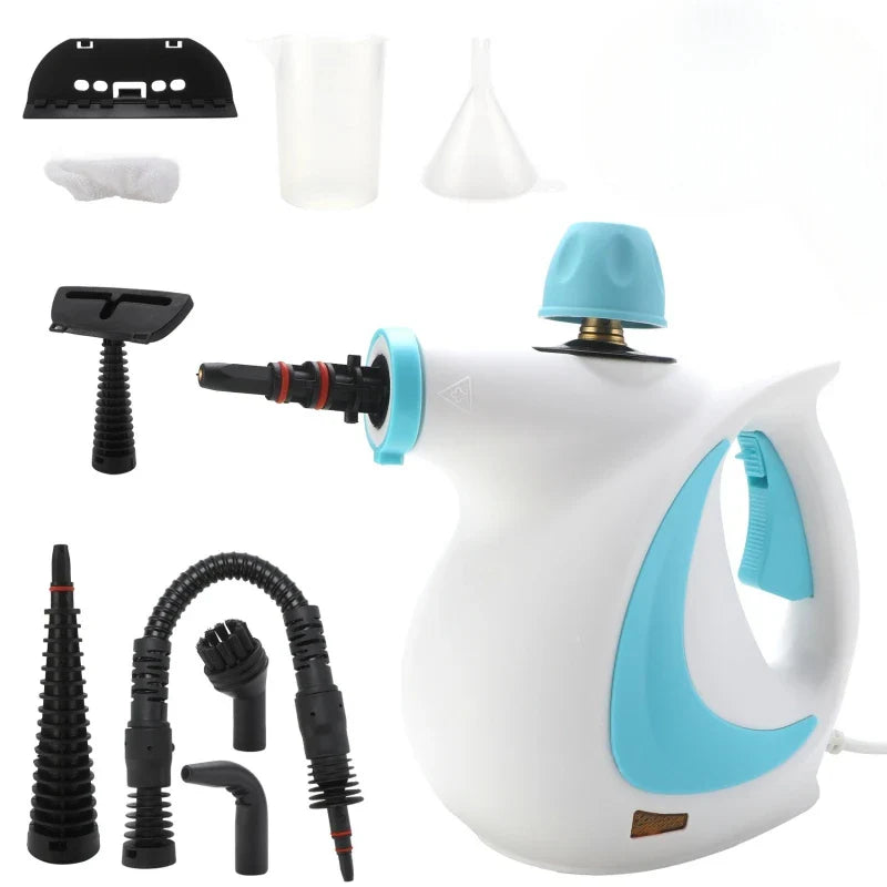 1050W Handheld Steam Cleaner – High Temp & Pressure for Kitchen & AC Cleaning"