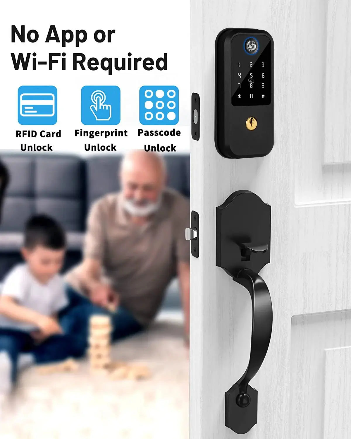 Smart Fingerprint Deadbolt Lock