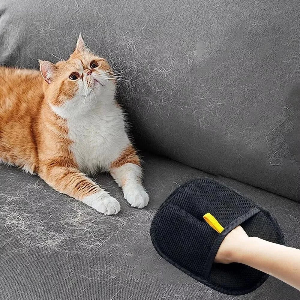 "Portable Washable Pet Hair Remover Gloves