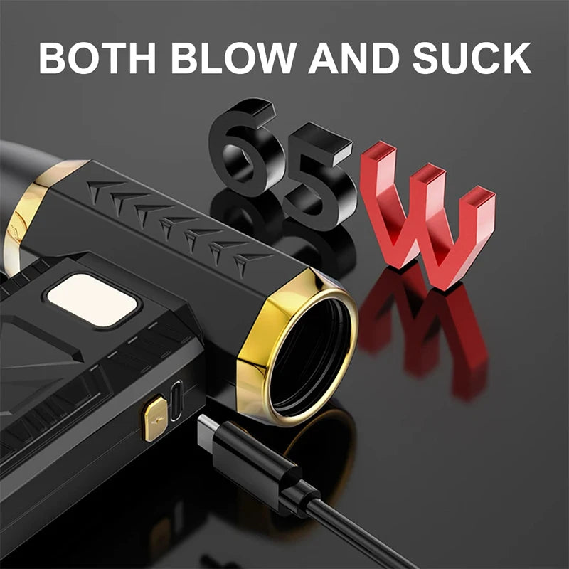 160,000RPM Super Powerful Air Blower – 2-in-1 Vacuum & Blower, Brushless Turbo"