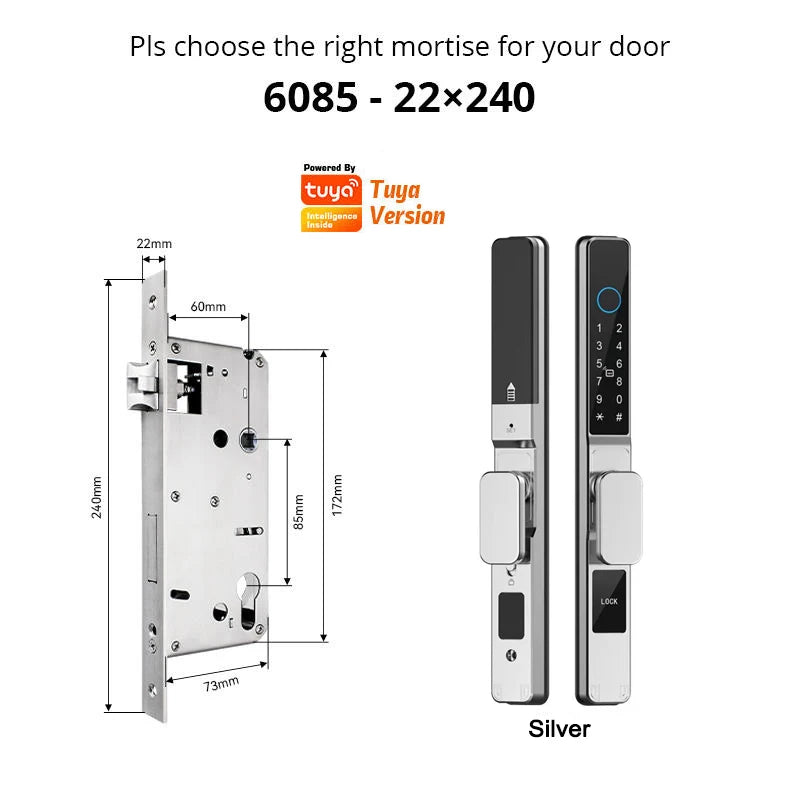 Smart Sliding Door Fingerprint Lock
