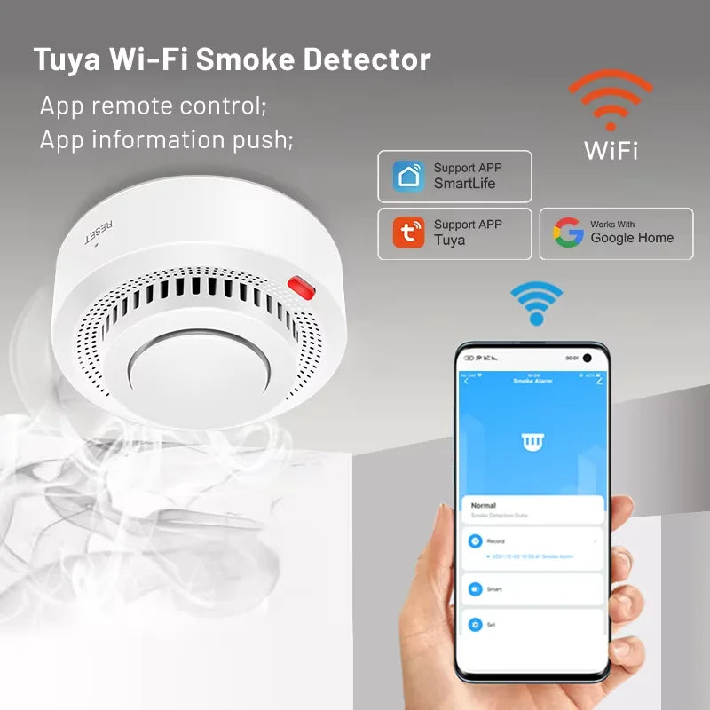 Smoke Detector 85dB Sound Security System