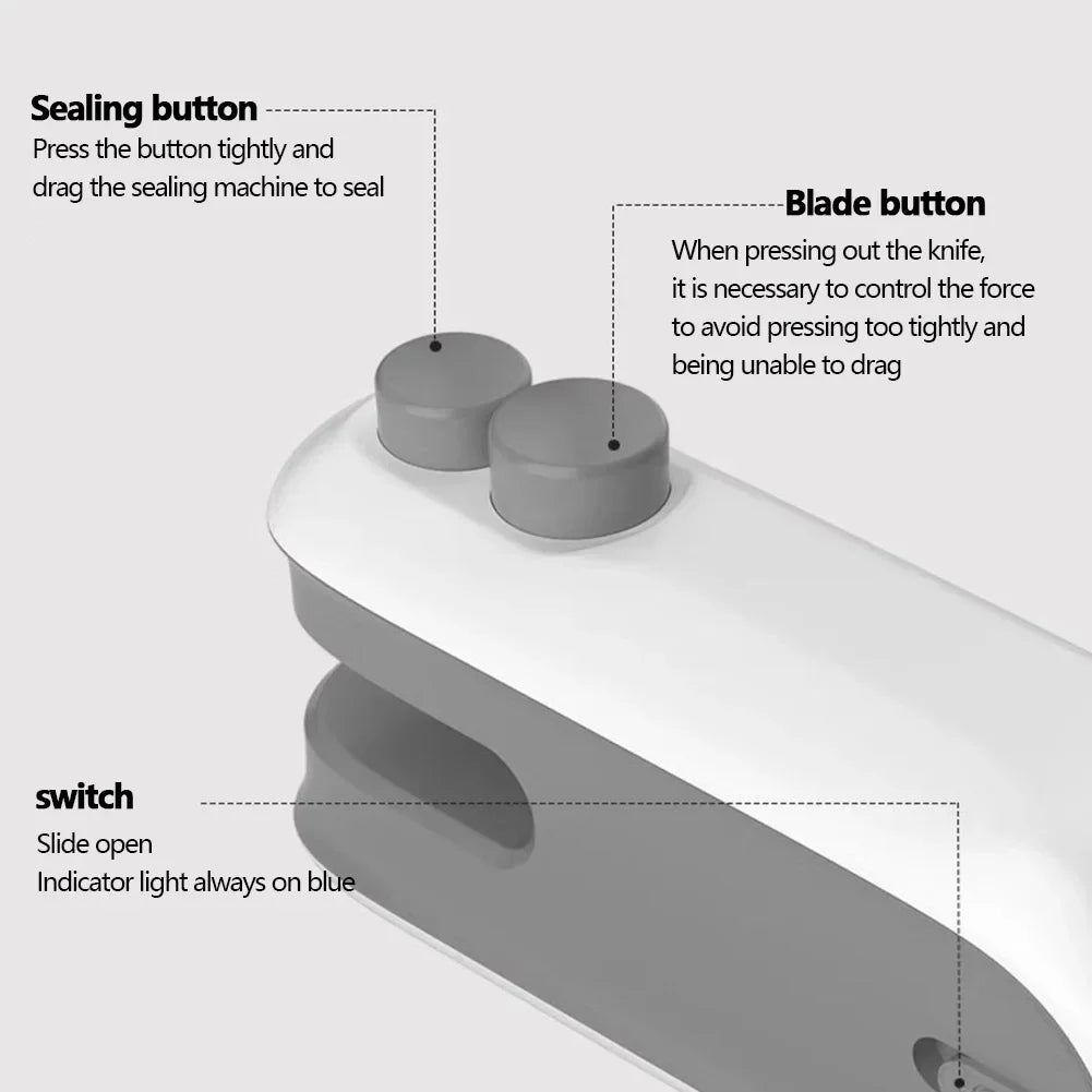 2 In 1 Sealer Cutter Multifunctional Portable Resealer