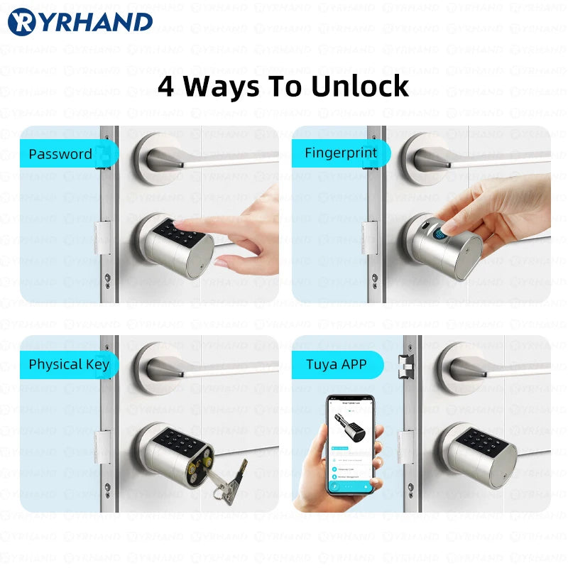 Keyless Euro Cylinder Smart Lock