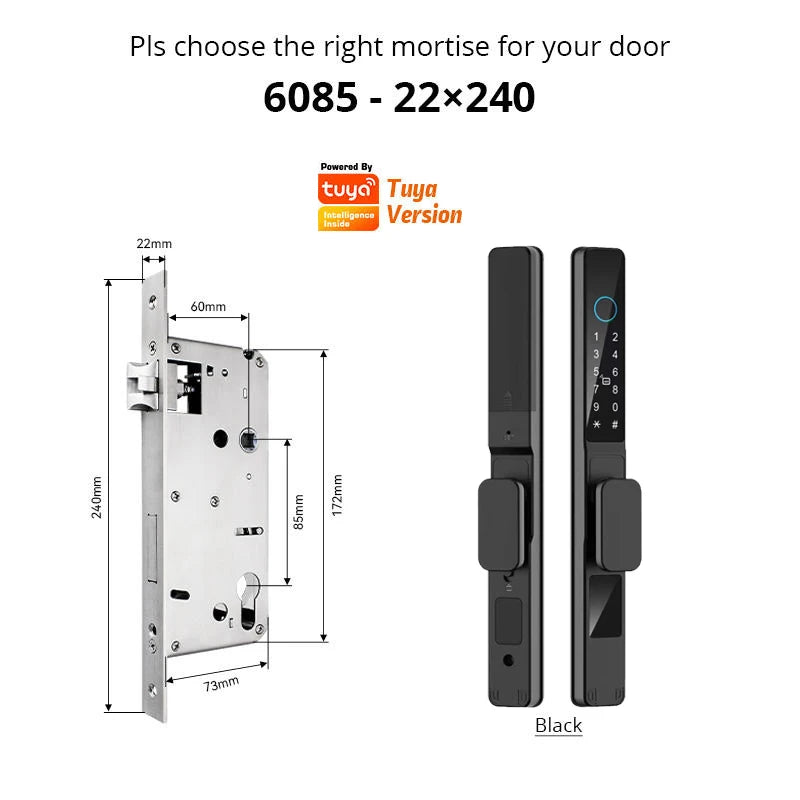 Smart Sliding Door Fingerprint Lock