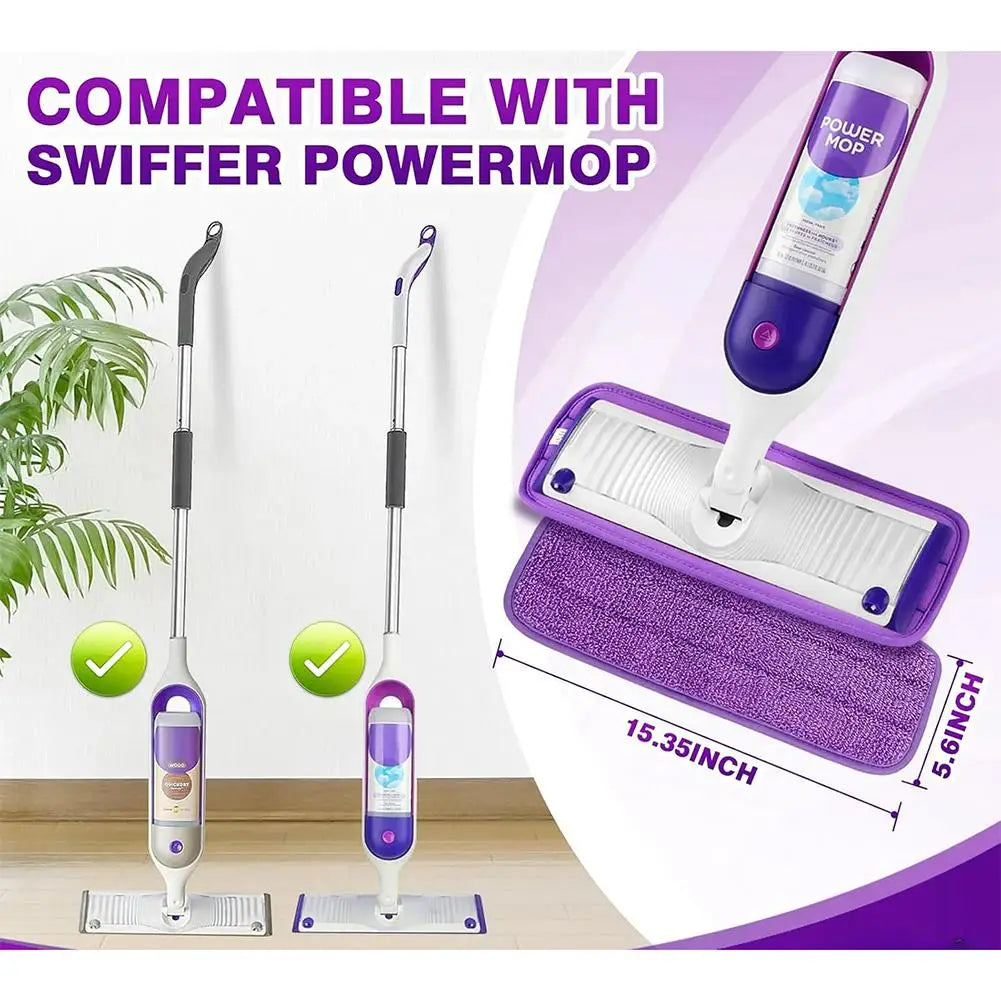 Magic Floor Cleaning Sweeper – 360° Rotation Flat Mop with Microfiber Pads"