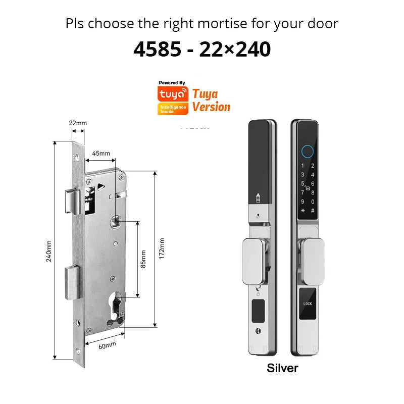Smart Sliding Door Fingerprint Lock