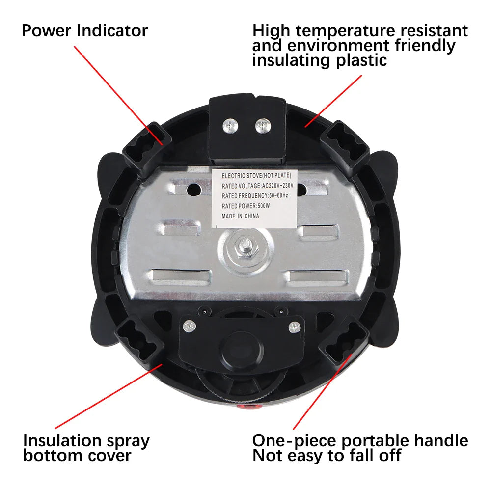 Mini Electric Heater Stove Hot Cooker Plate