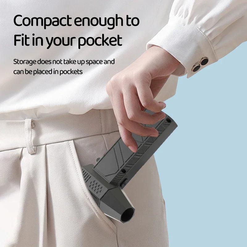 450,000RPM X6 Air Blower – Powerful Dust Vacuum Cleaner, Fast Charging, Brushless Fan for Car & Computer"