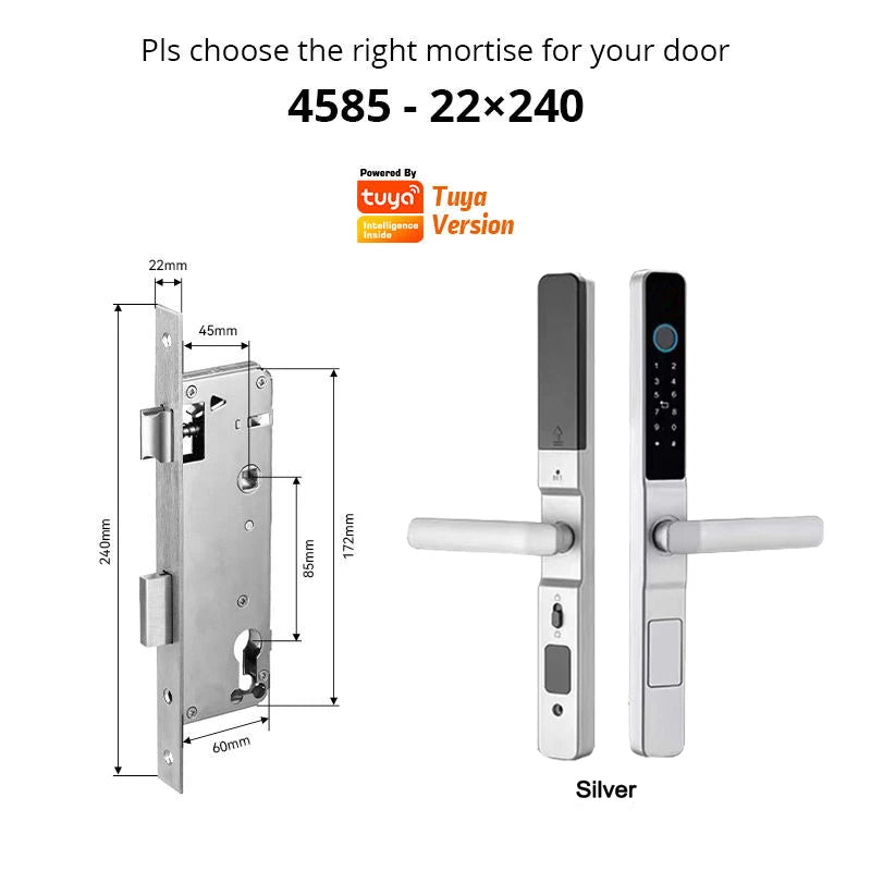 Smart Sliding Door Fingerprint Lock