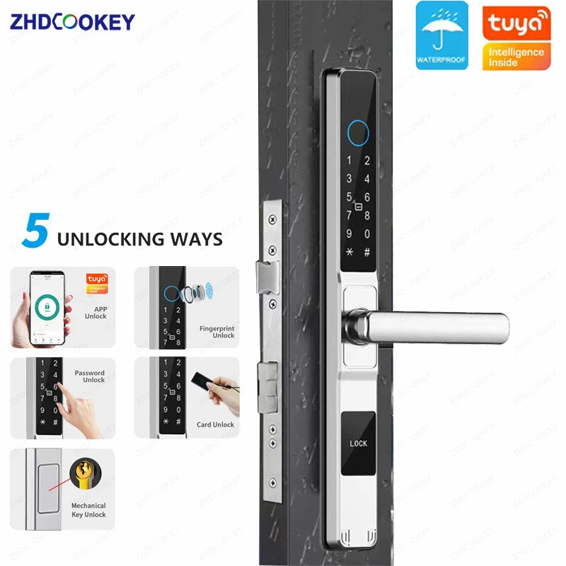 Smart Sliding Door Fingerprint Lock