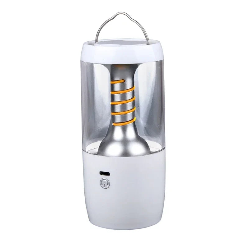 Camping Lantern with Tripod Dimmable Rechargeable LED Camping Tent Light Portable Small Camping Lamp Warm Light Tent Lantern