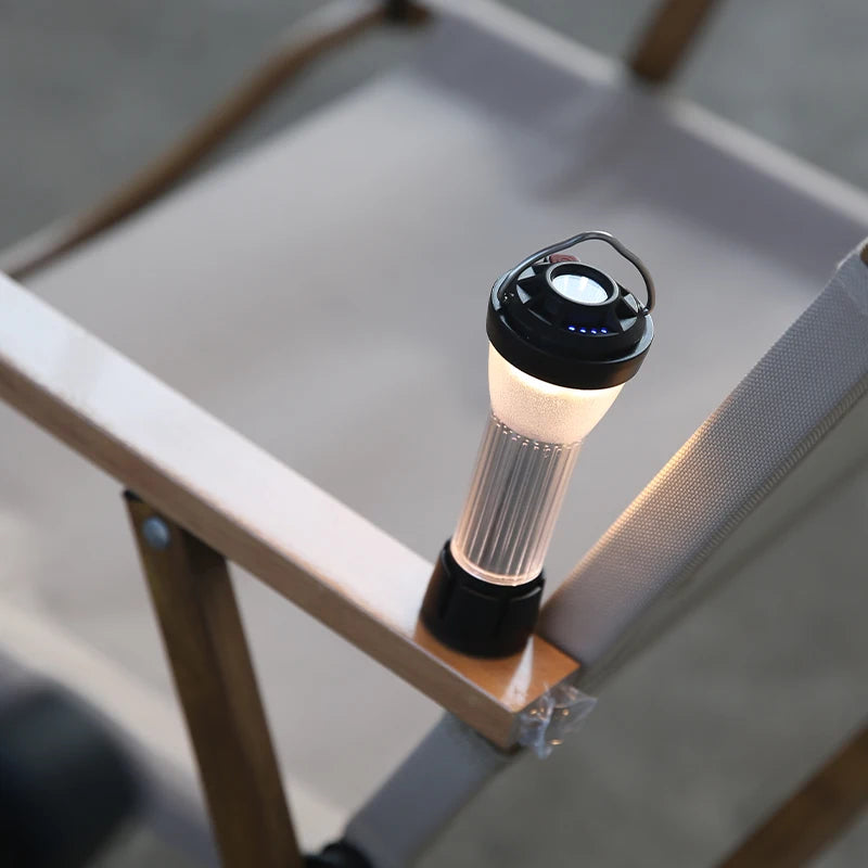 Camping Lantern with Tripod Dimmable Rechargeable LED Camping Tent Light Portable Small Camping Lamp Warm Light Tent Lantern