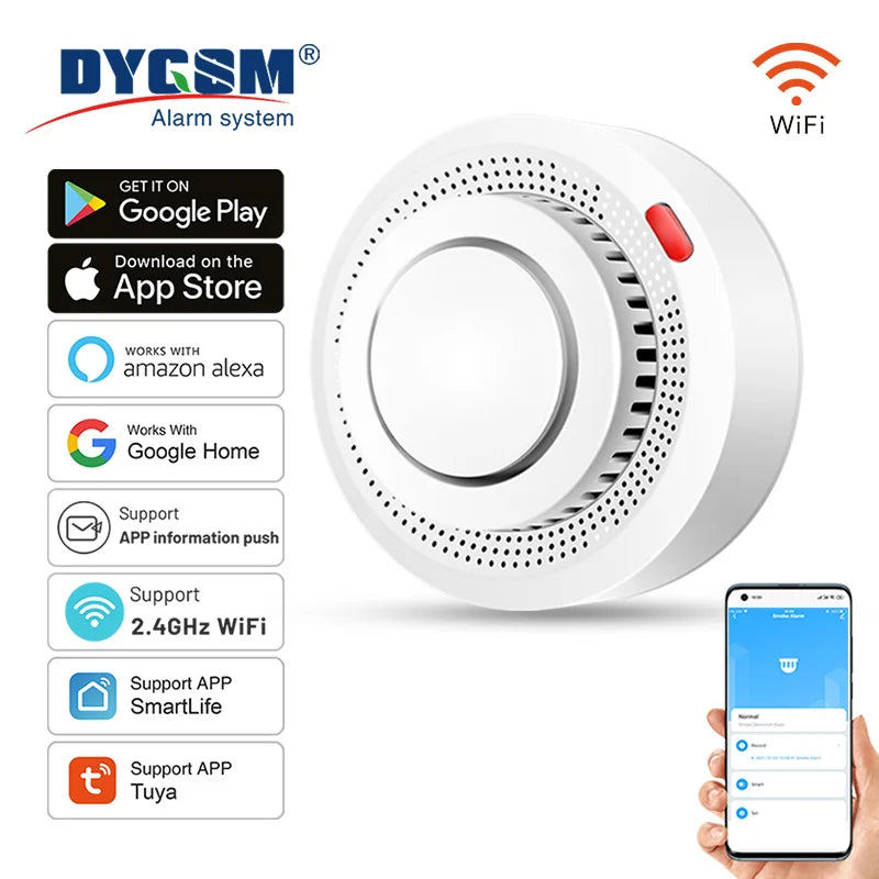 Smoke Detector 85dB Sound Security System