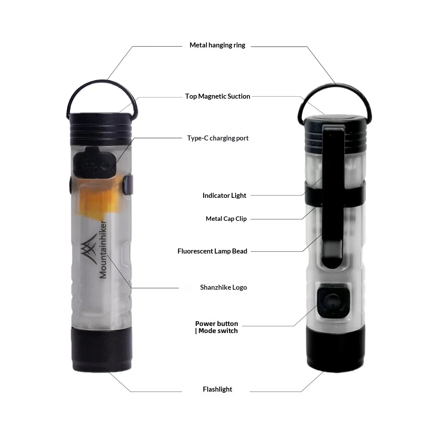 LED Camping Lantern, Outdoor Camping Ambiance Light, Ultra-Long Battery Life, Portable Hanging Light