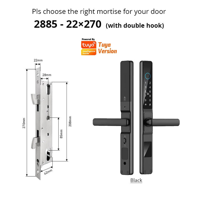 Smart Sliding Door Fingerprint Lock