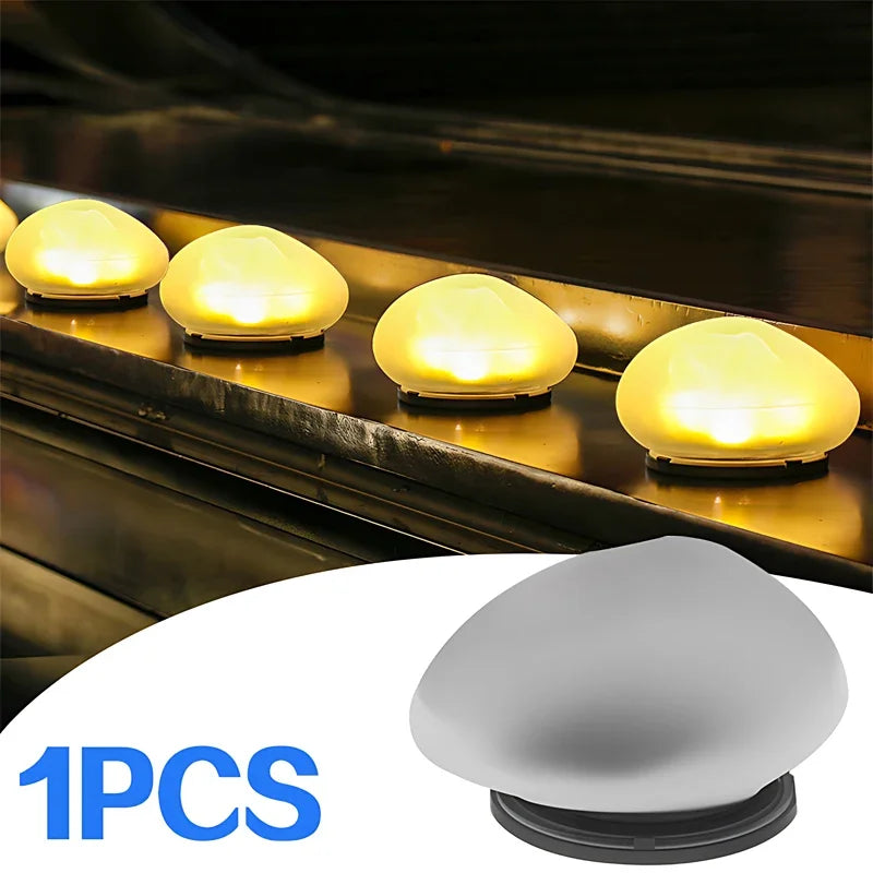 Solar Garden Lights Outdoor, Waterproof Solar Powered Stone Light,Outdoor Landscaping lights for Garden Pathway Yard Lawn light