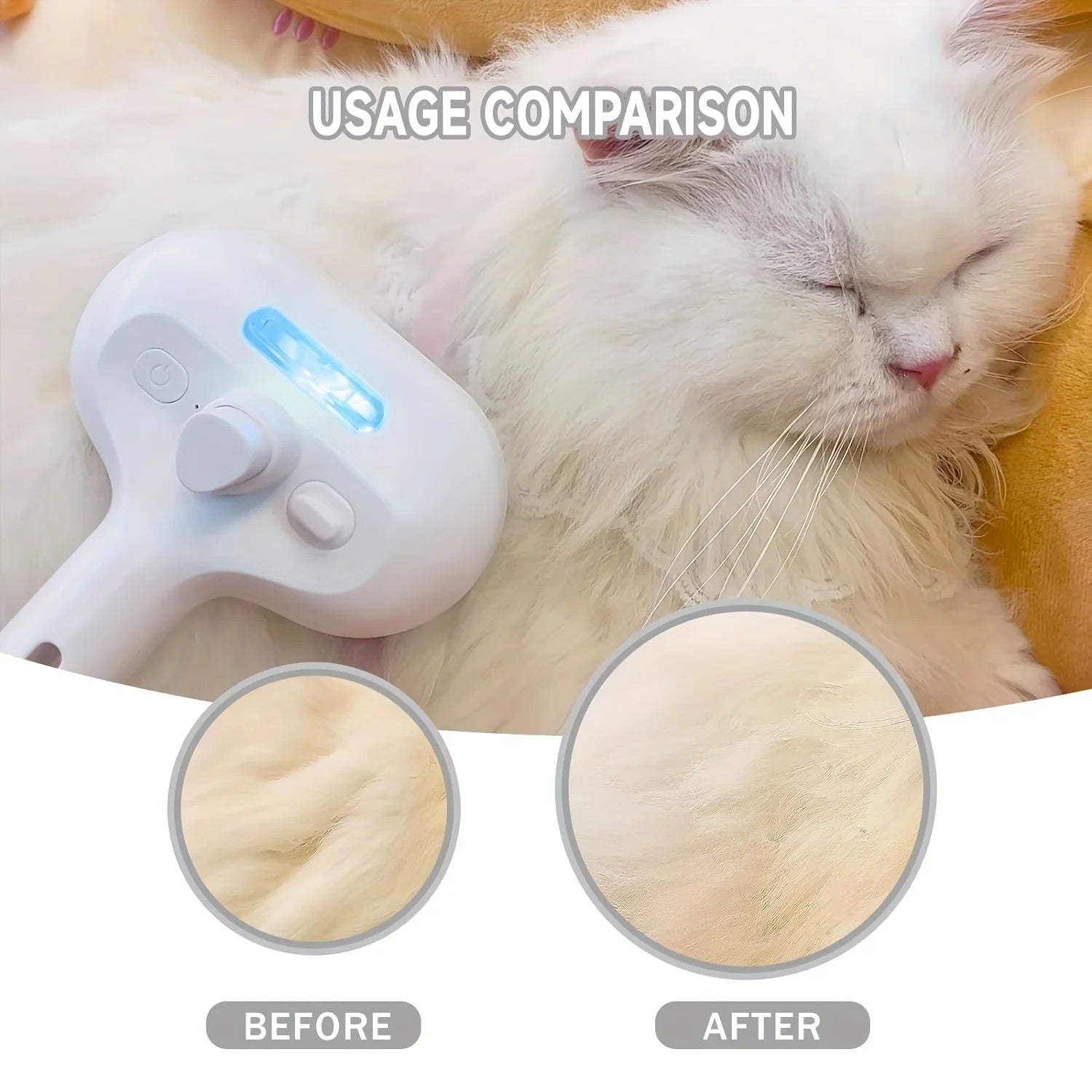 Pet Hair Remover Spray Comb