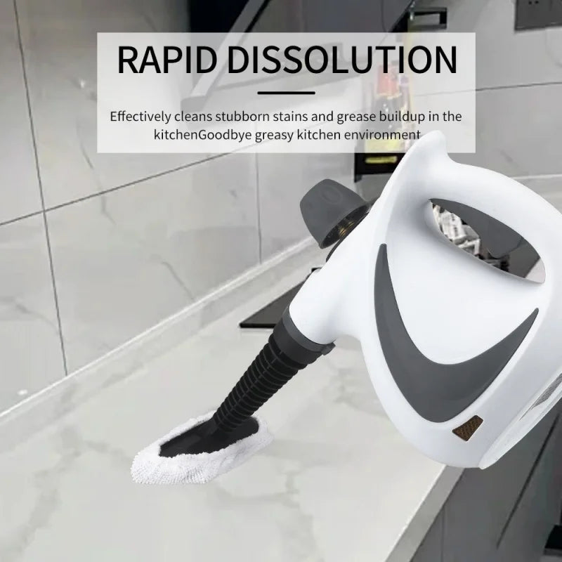 1050W Handheld Steam Cleaner – High Temp & Pressure for Kitchen & AC Cleaning"