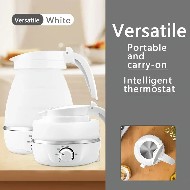 0.6L Electric Kettle Foldable And Portable To Use Safe And Body Small Footprint The Kettle Body Can Be Retracted Freely