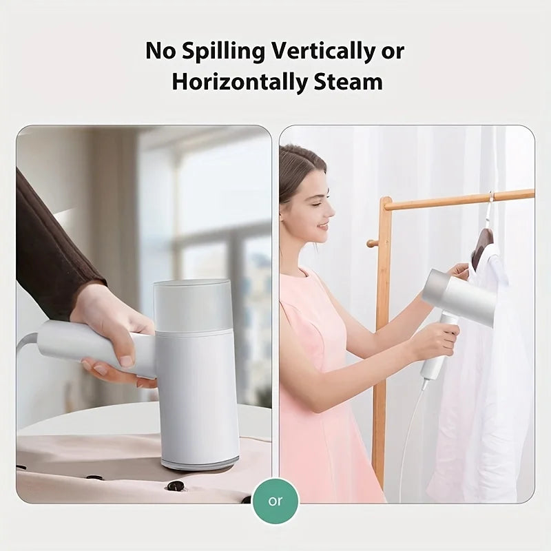1200W Handheld Clothes Steamer – Portable Home Steam Iron with Dry & Steam Settings"y And Wet Ironing For Home Travel Use