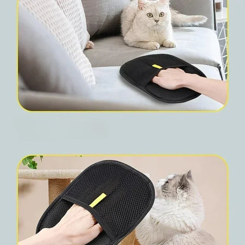 Portable Washable Pet Hair Remover Gloves