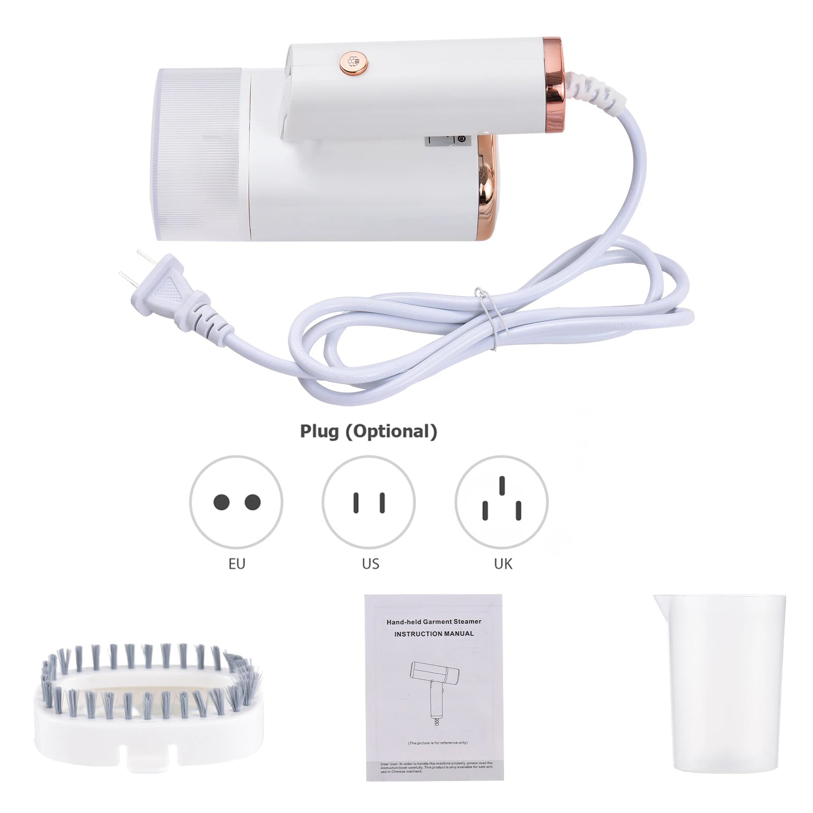 1000W Foldable Handheld Garment Steamer – Large 120ml Water Tank for Clothes & Fabrics"