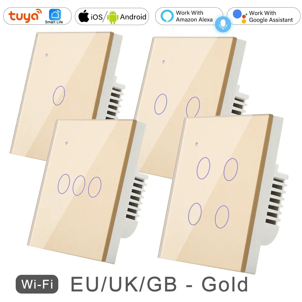 Tuya Smart Life WiFi Wall Touch Button 220V